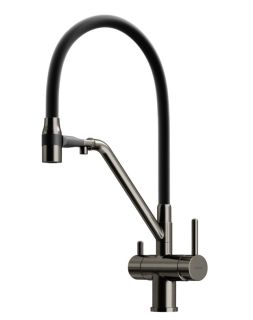 Смеситель для кухни Sancos Dora SC4003GG воронёная сталь